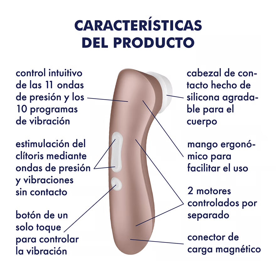 Satisfyer Pro 2+ Succión y Vibración