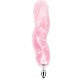 Plug anal de cola Foxy iluminado - Rosa
