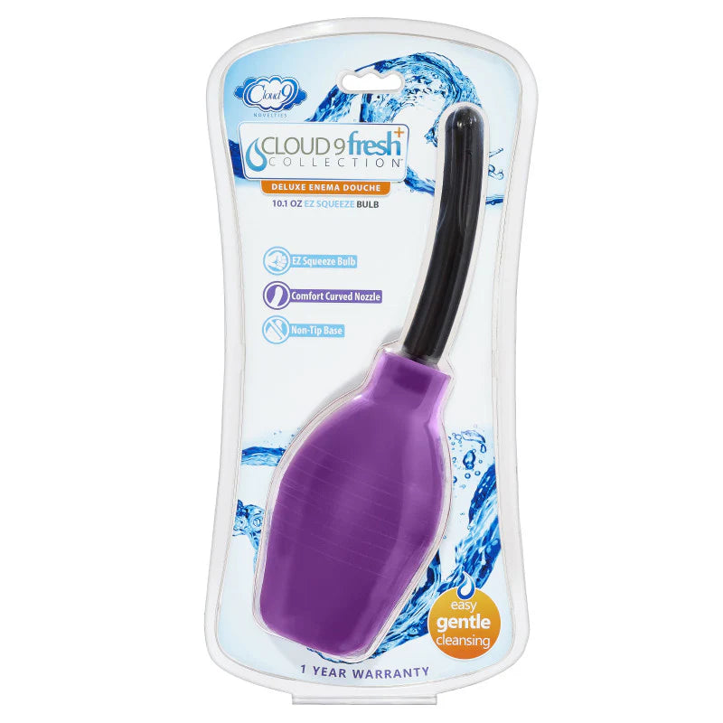 Fresh Plus Deluxe Enema - Ducha - Bombilla Ez Squeeze de 10.1 Oz