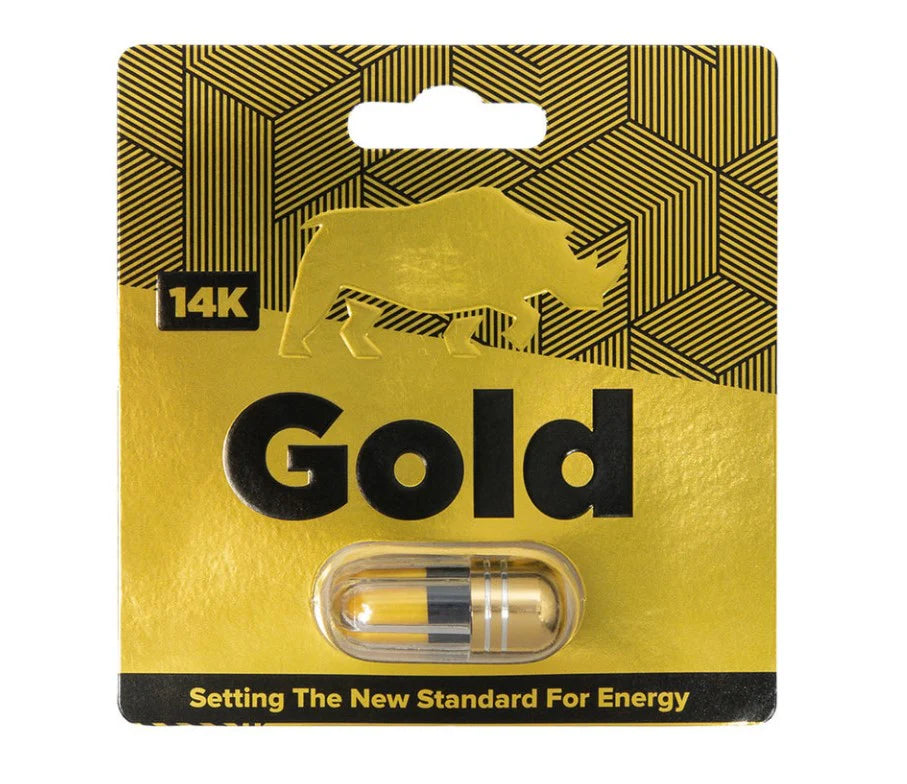 Rhino 14k Gold Capsules Singles