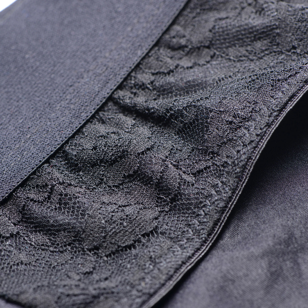 Lace Envy Black Crotchless Panty Harness - L/xl