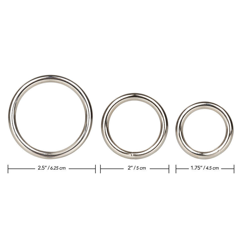 Juego de 3 Anillos de Metal