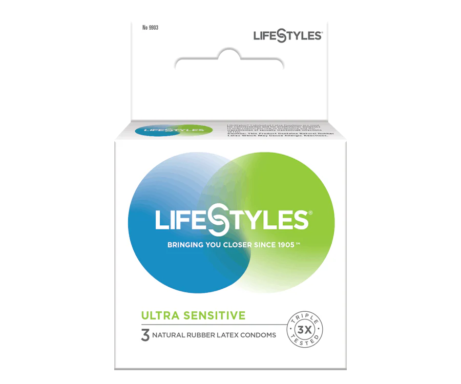 Preservativos Lifestyles Ultra Sensitive - 3 Pack