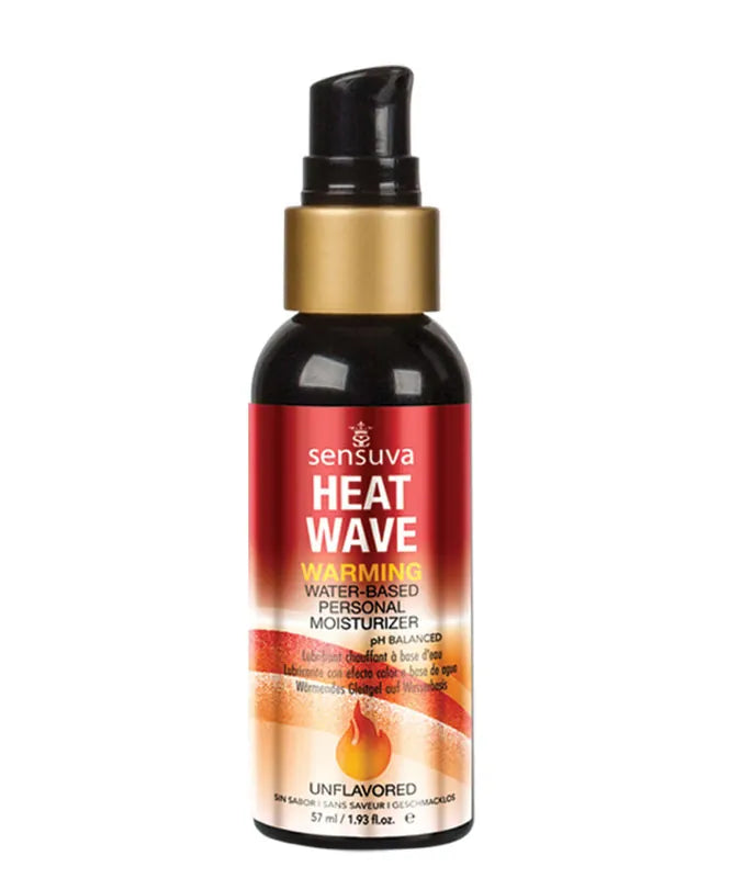 Lubricante Heat Wave Natural Water-Based Warming 2oz