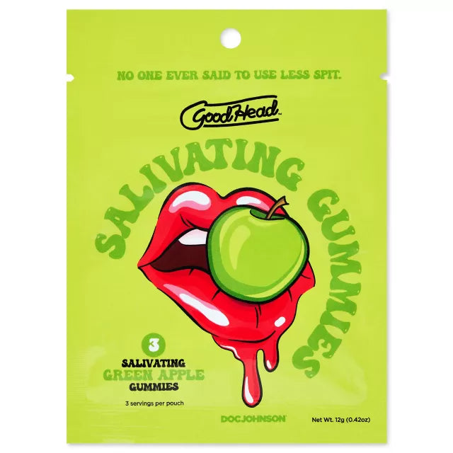 Goodhead - Gomitas Salivan tés Manzana verde -3 Piezas Por Bolsa