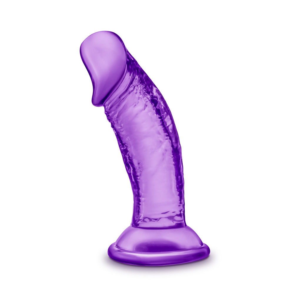 B Yours - Consolador Sweet n' Small de 4 pulgadas con ventosa - Púrpura