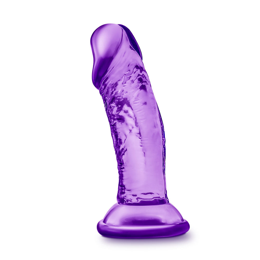 B Yours - Consolador Sweet n' Small de 4 pulgadas con ventosa - Púrpura