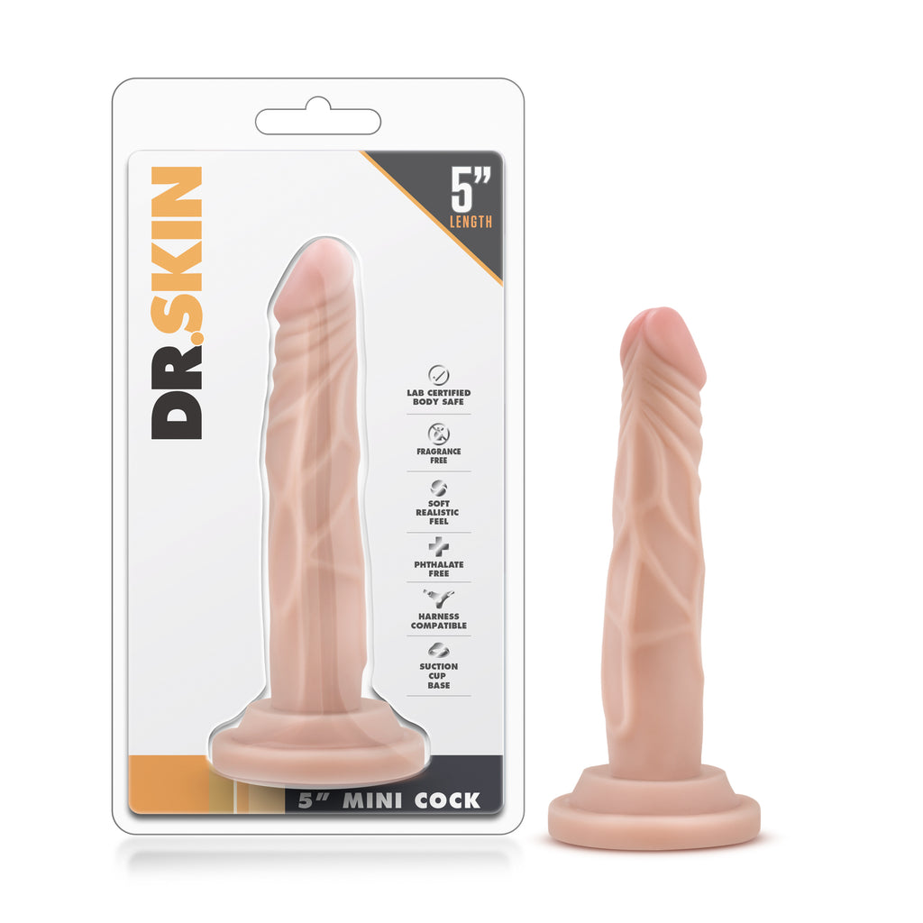 Dr. Skin Dildo - 5 Inch Mini Cock - Vanilla