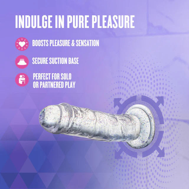 Naturally Yours  Dildo - Gala - Sparkling Clear