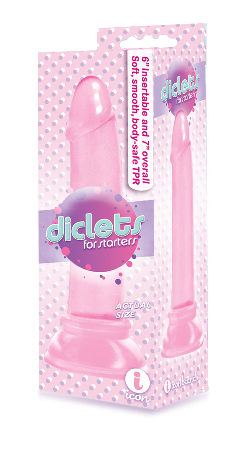 Dildo - Diclet's 7 Inch Jelly Dong - Rosado