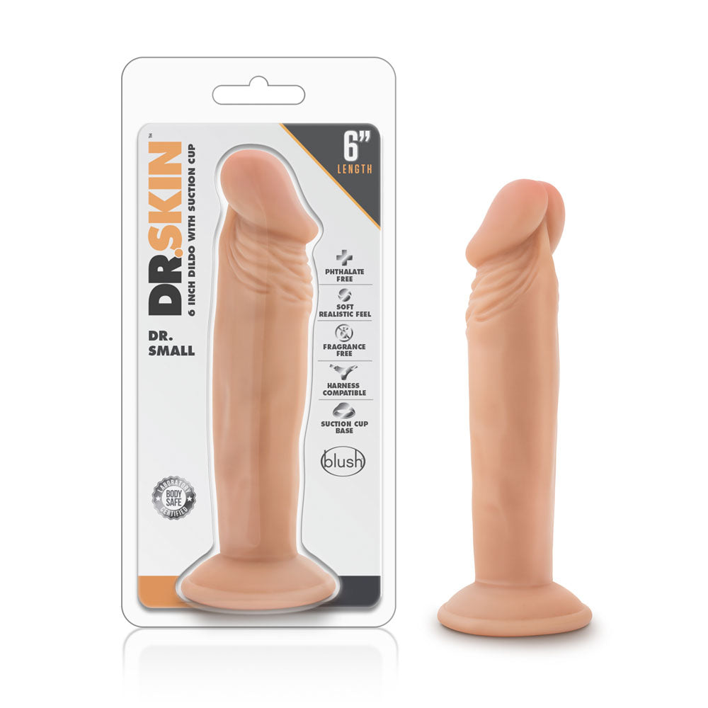 Dr. Skin - Consolador de 6 pulgadas - Vainilla