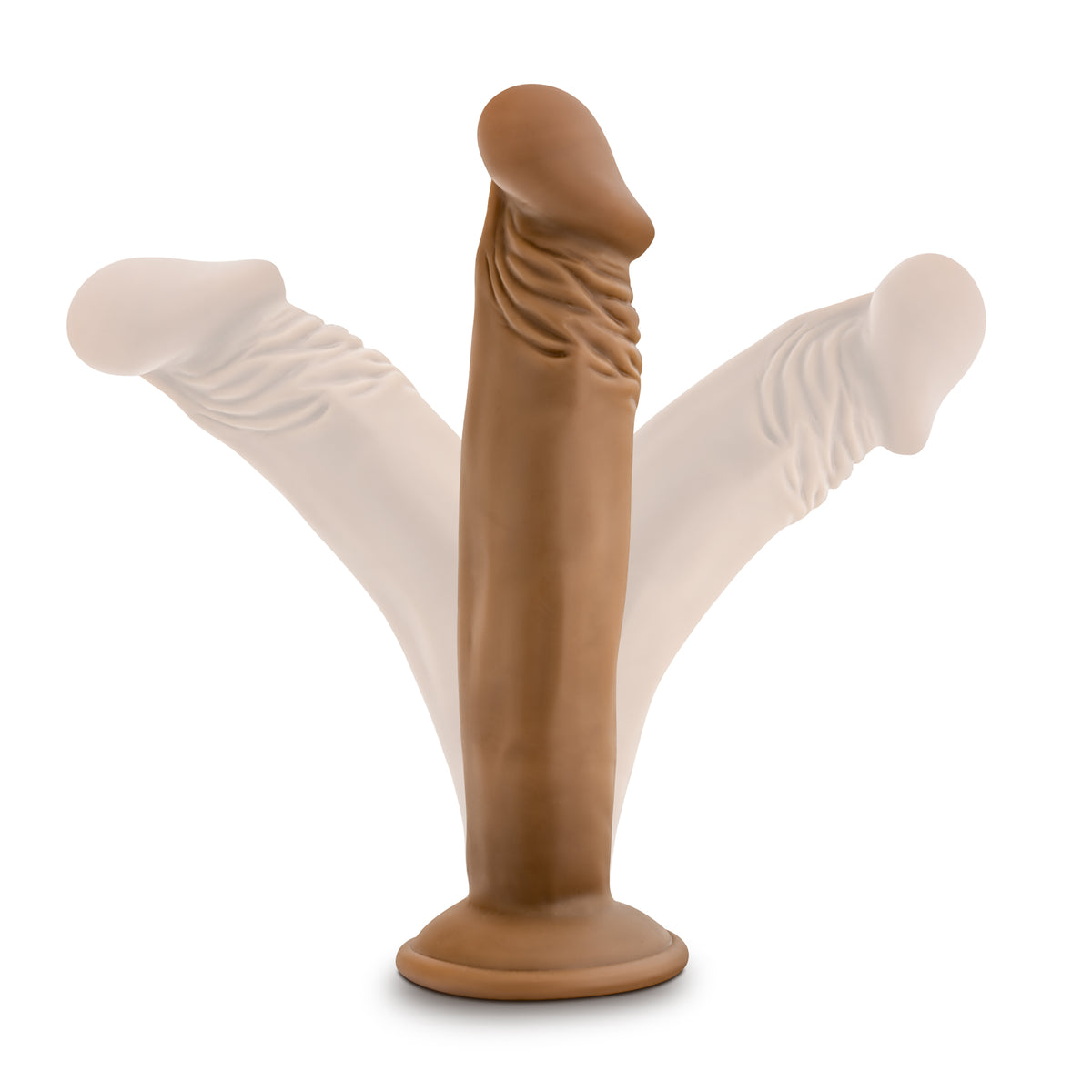 Dr. Skin - Consolador de 6 pulgadas - Mocha