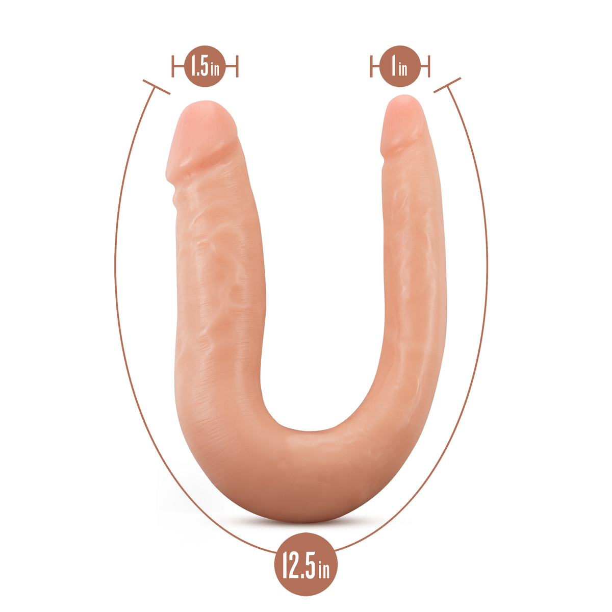 Dr. Skin Doble Dildo - Vanillla