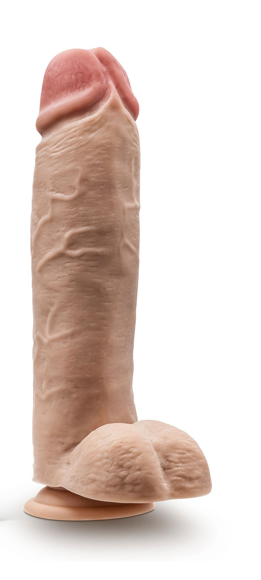 Dr. Skin - Mr. Mister - Consolador de 10,5 pulgadas con bolas - Beige