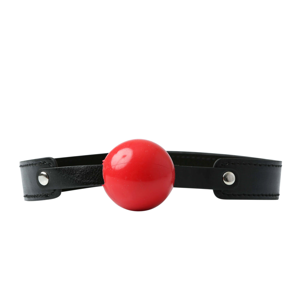 Sex and Mischief Solid Ball Gag - Rojo