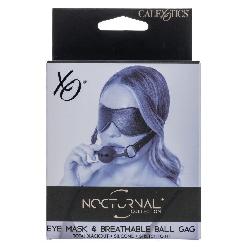 Nocturnal Collection Máscara para los ojos y mordaza de bola transpirable