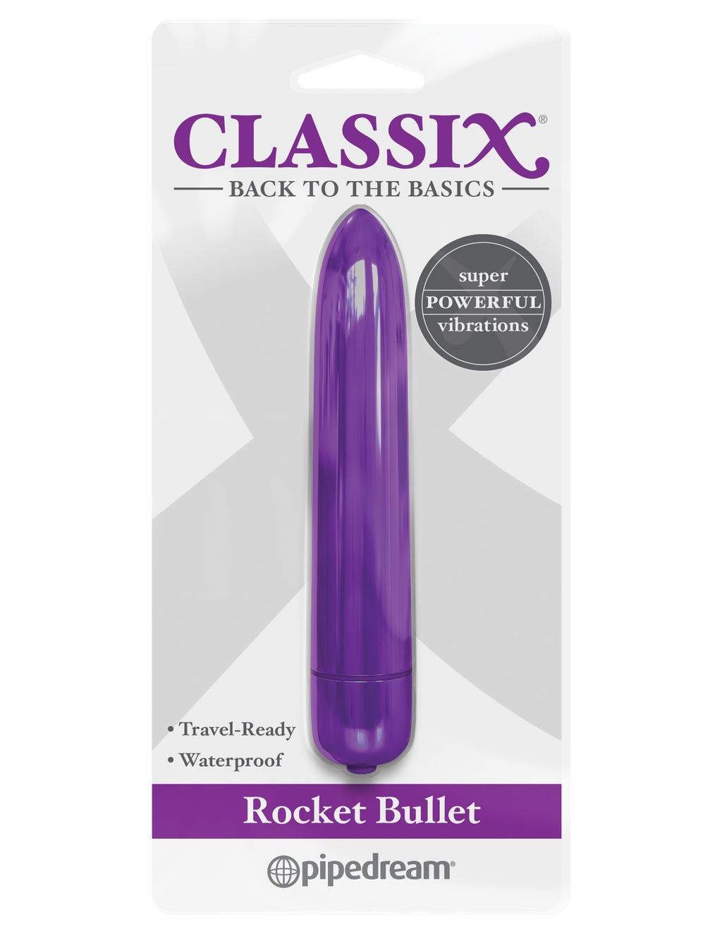 Vibrador Classix Rocket Bullet - Morado