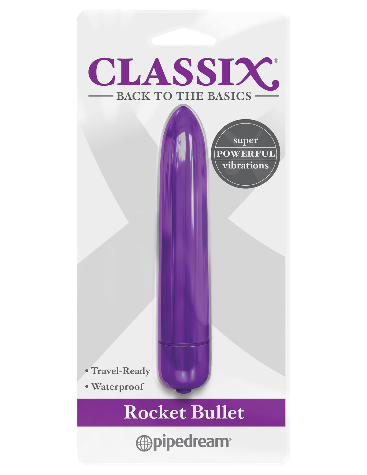 Vibrador Classix Rocket Bullet - Morado