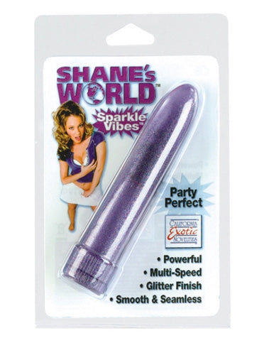 Vibrador Shanes World Sparkle Vibes - Morado
