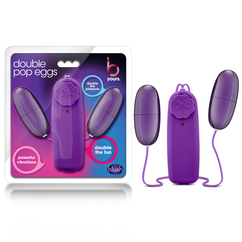 Vibrador B Yours Double Pop - Ciruela