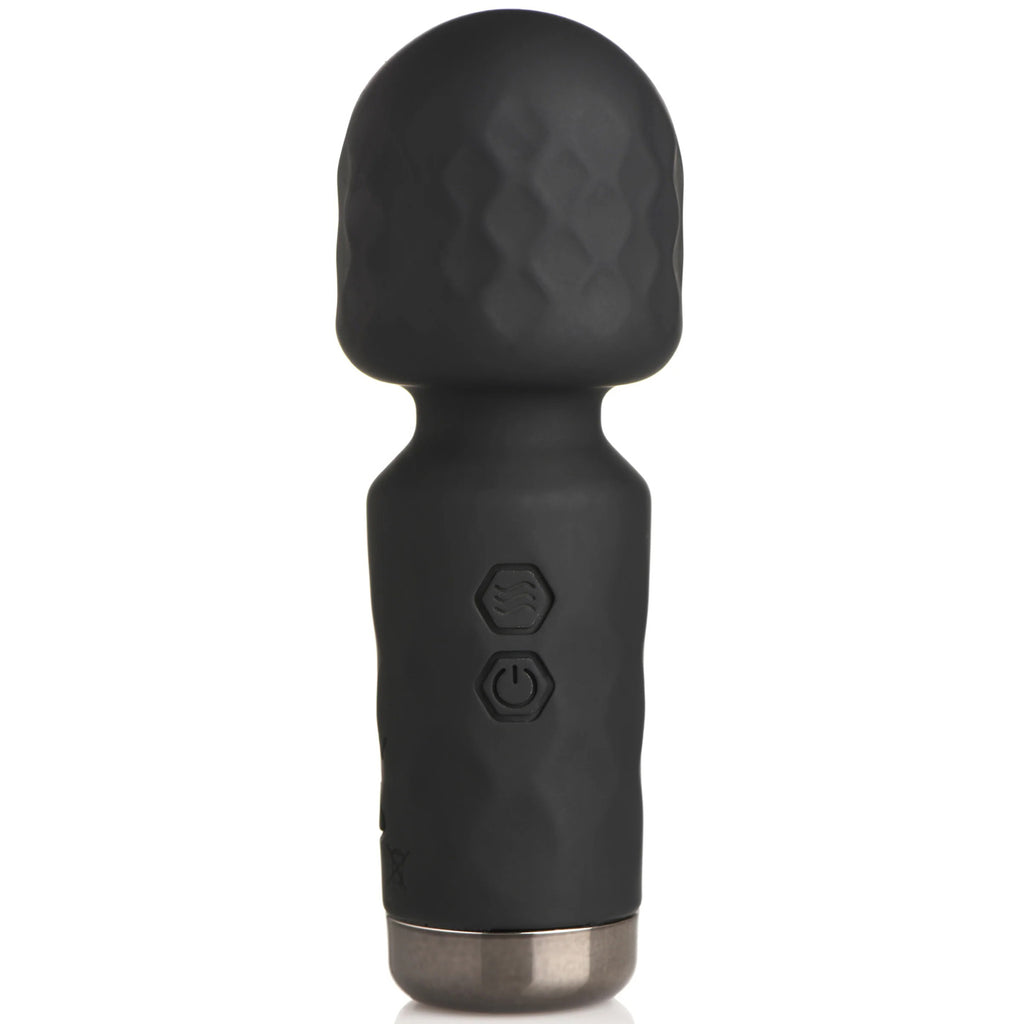 Vibrador 10x Mini Silicone Wand - Black