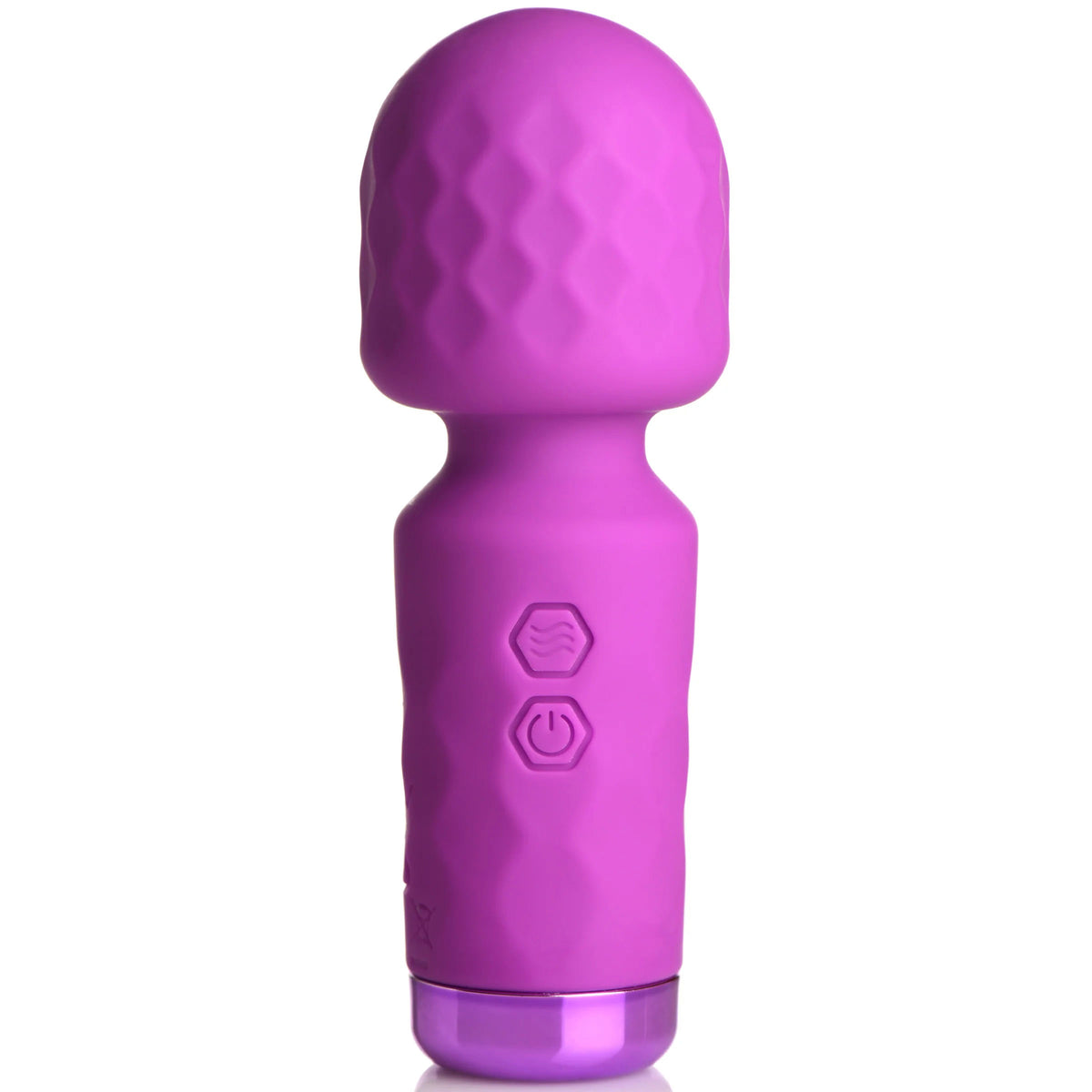 Vibrador 10x Mini Silicone Wand - Purpura