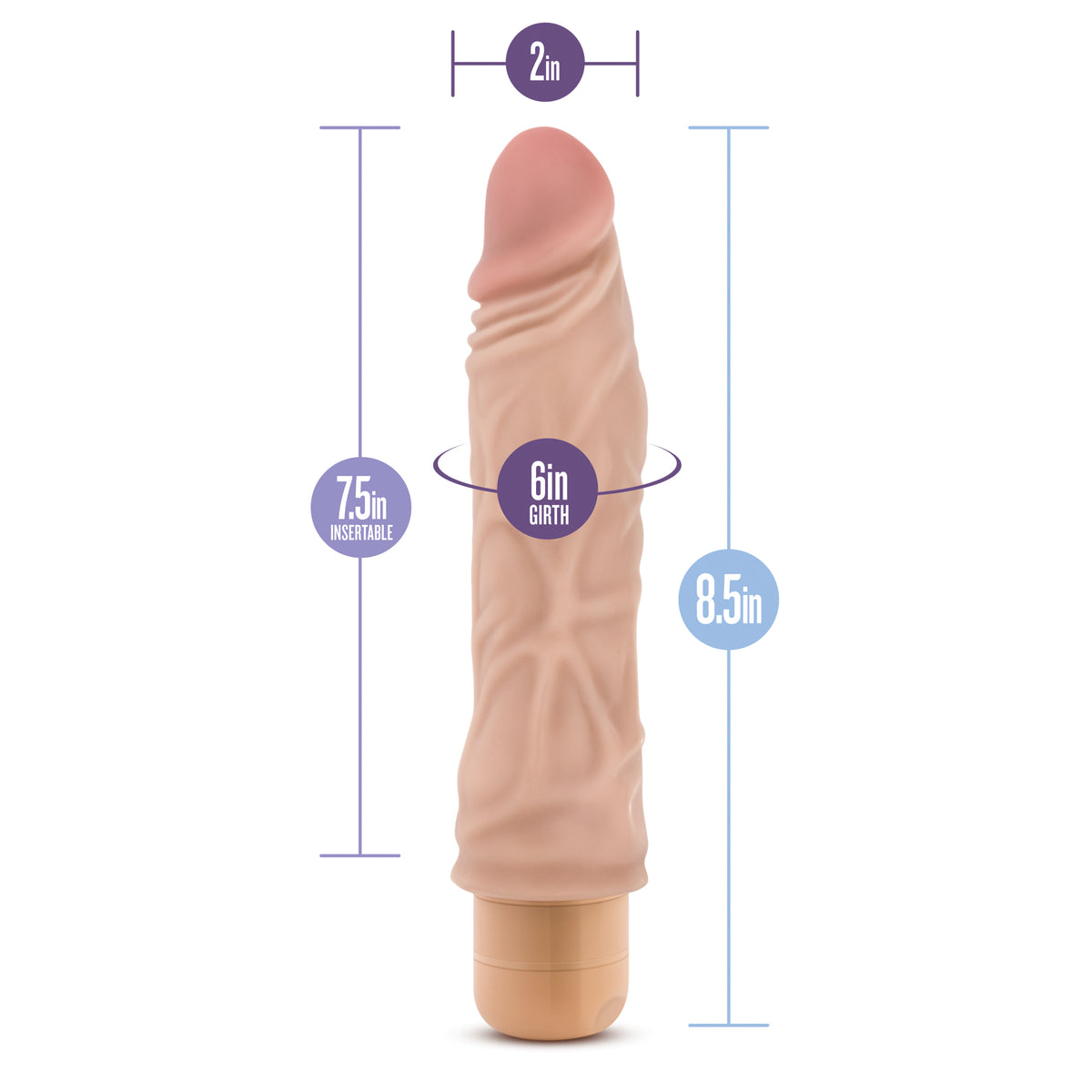 Vibrador Cock Vibe #10 - Natural