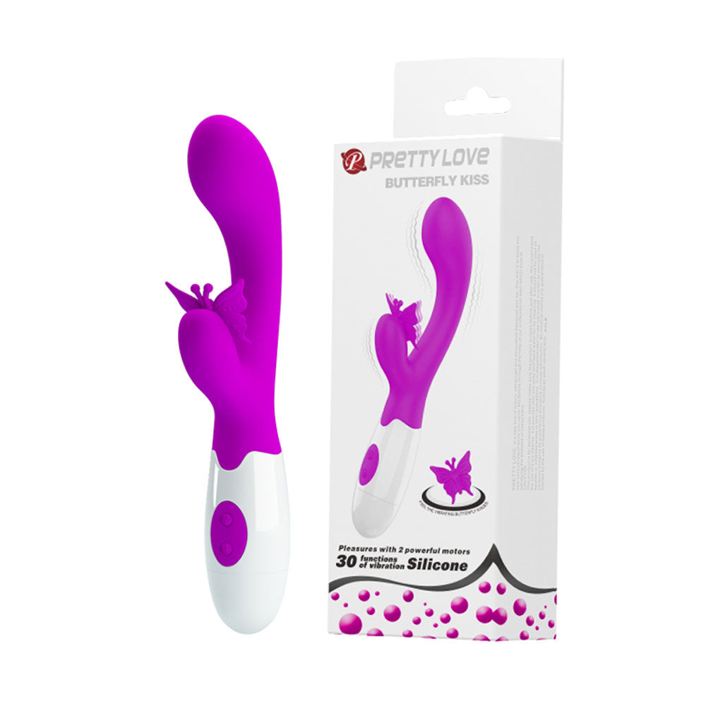 Vibrador Pretty Love Butterfly Kiss - Púrpura