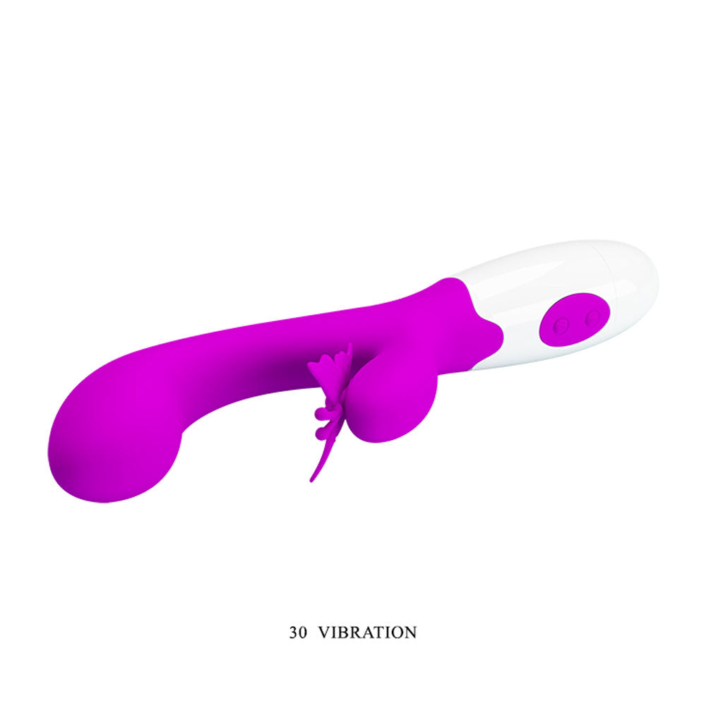 Vibrador Pretty Love Butterfly Kiss - Púrpura