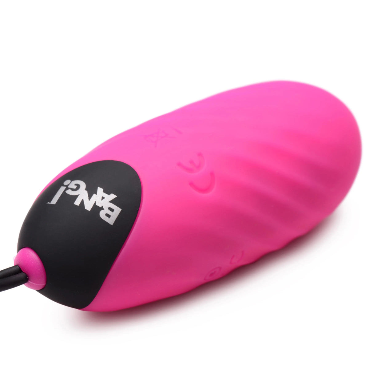 Bala Vibradora 28x Swirl Silicone Egg - Pink
