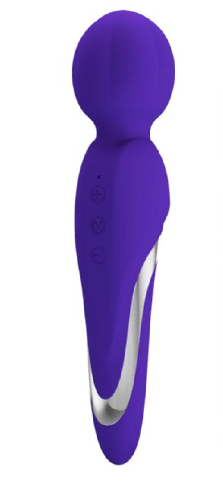 Vibrador Walter Super Soft Silicone Wand - Violet