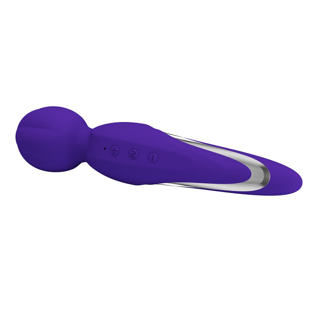 Vibrador Walter Super Soft Silicone Wand - Violet