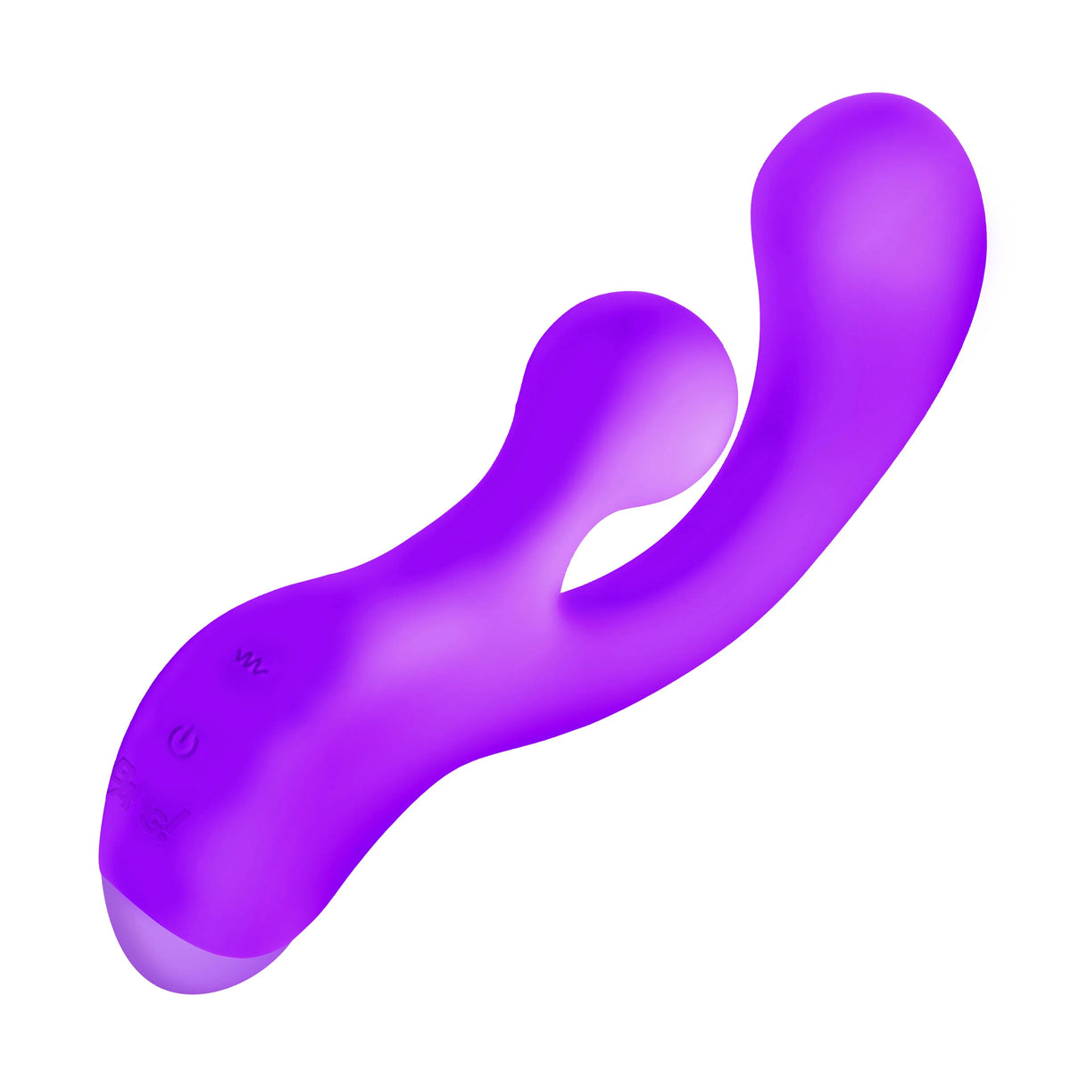 Vibrador de silicona Gyro Rabbit - Morado