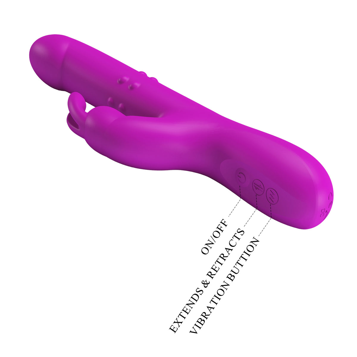 Vibrador Pretty Love Reese - Purple