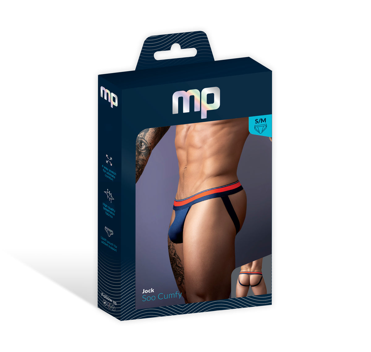 Suspensorio Soo Cumfy Jock Small / Medium - Azul Navy
