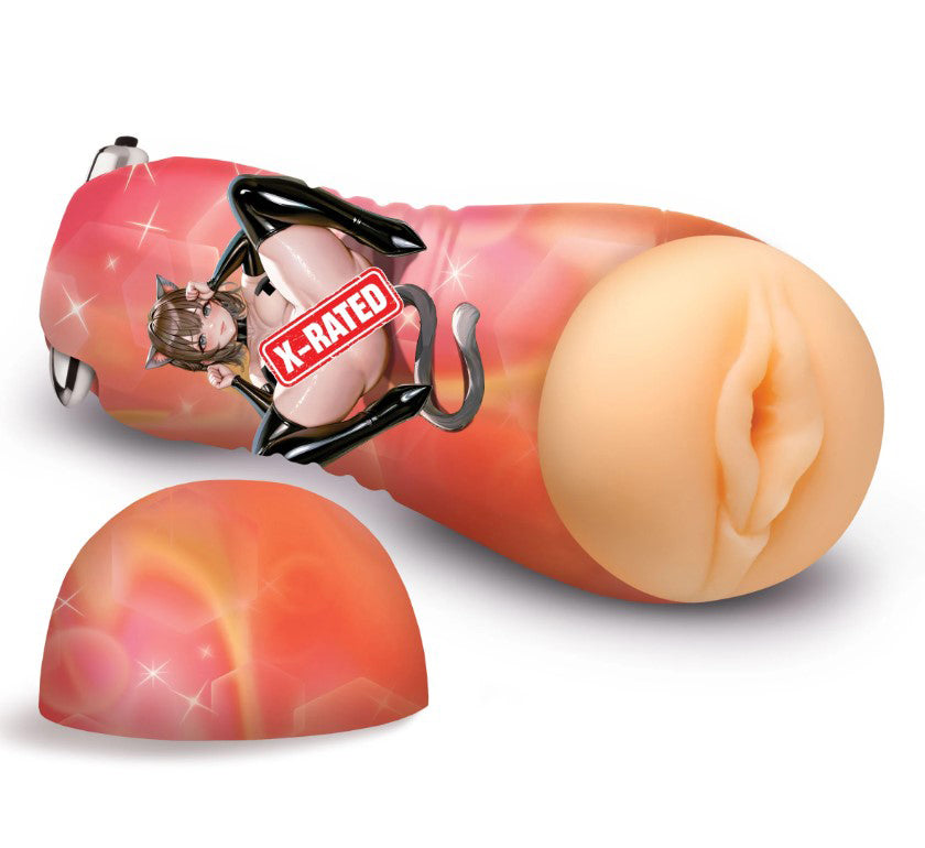 Masturbador vibrador Mochi the Cat Girl - Beige