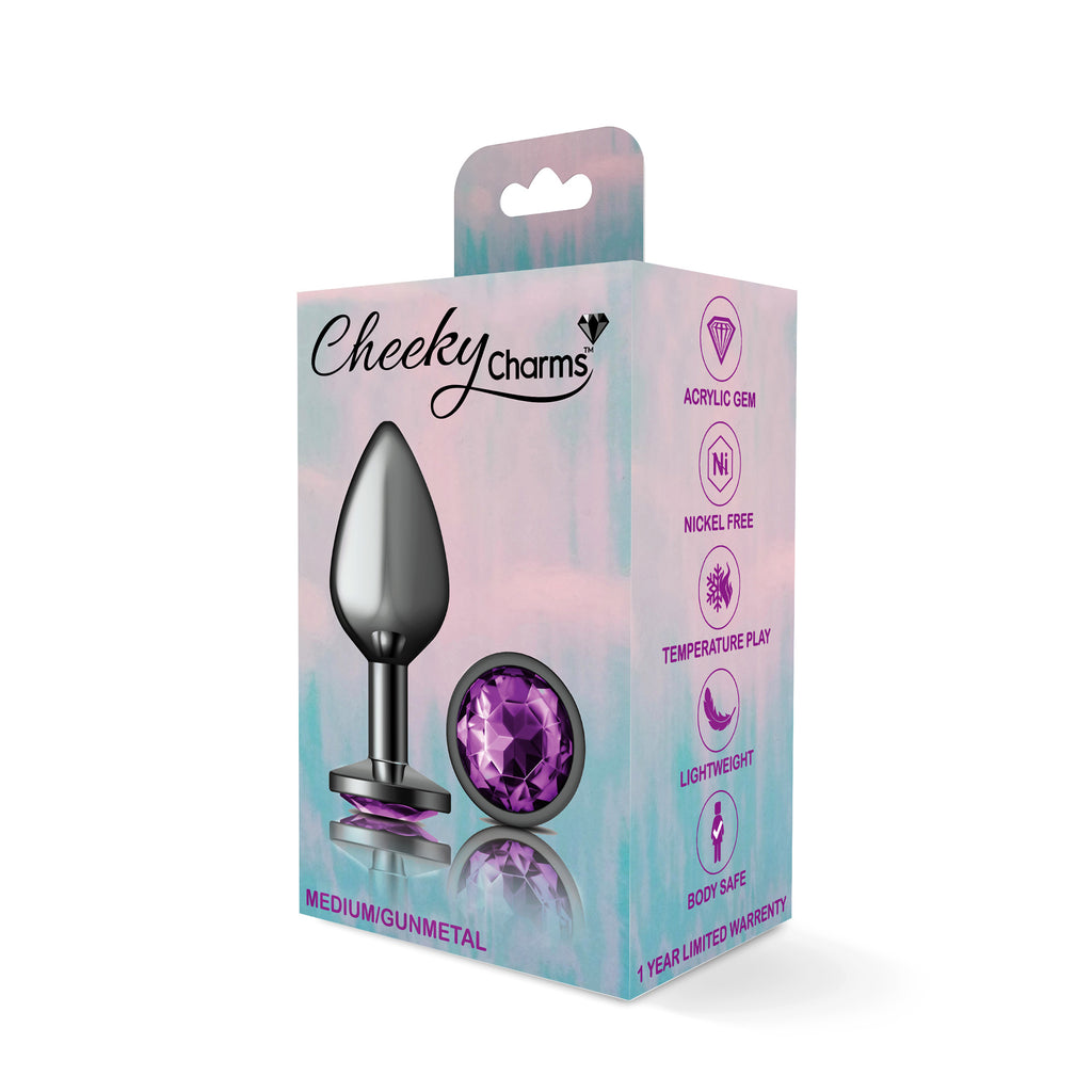Anal Plug Cheeky Charms de Metal color Bronce Médium