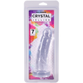 Crystal Jellies - Dildo realista - 7 pulgadas transparente