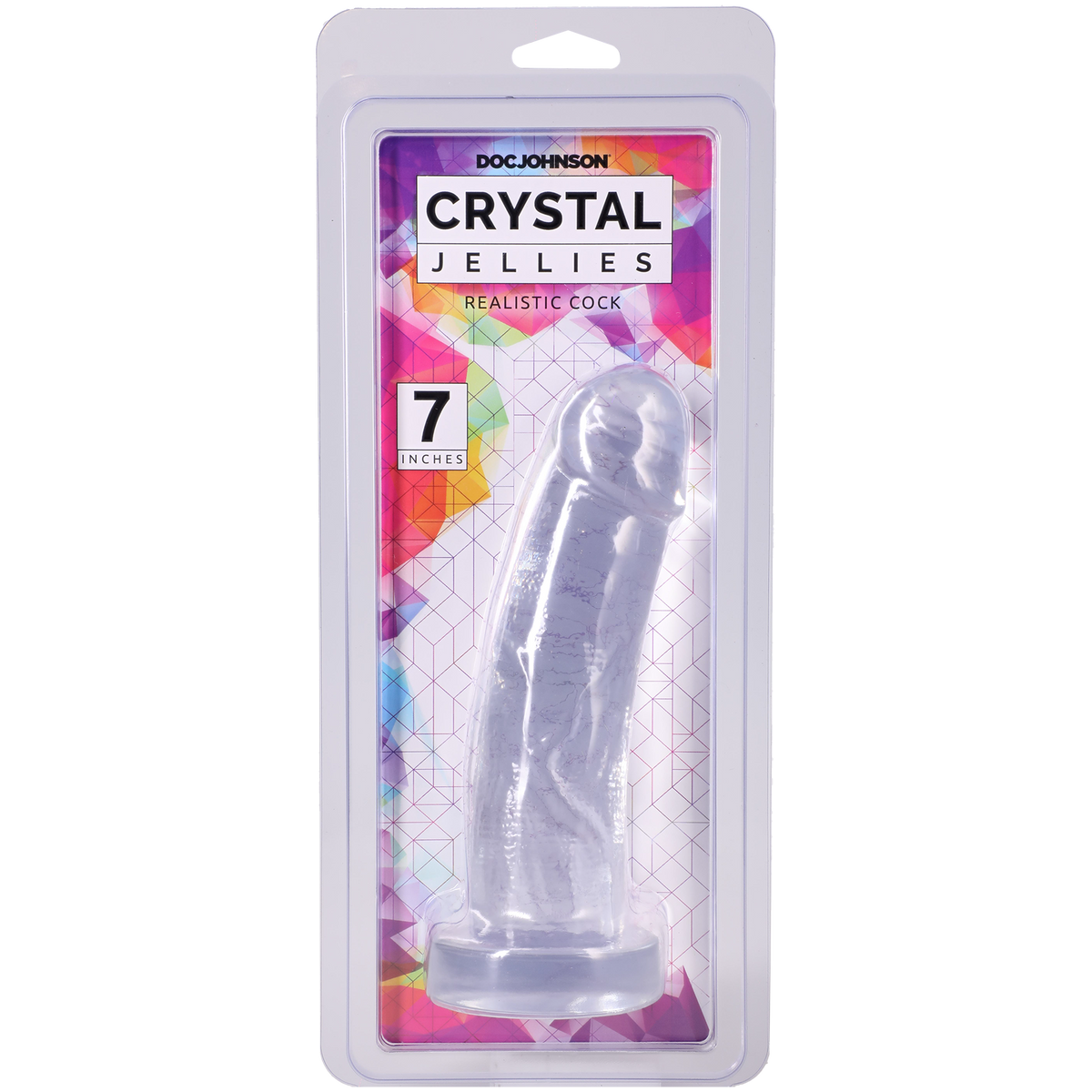 Crystal Jellies - Dildo realista - 7 pulgadas transparente