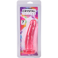 Crystal Jellies - Dildo realista - 7 pulgadas Rosado