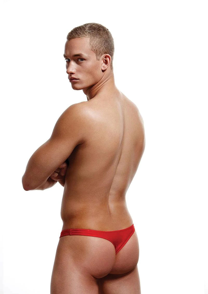 Tanga de cintura baja - Mediana/grande - Rojo