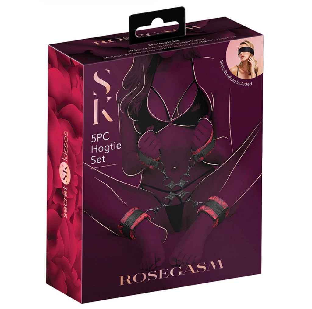 Secret Kisses Rosegasm 5 piezas Hogtie Set