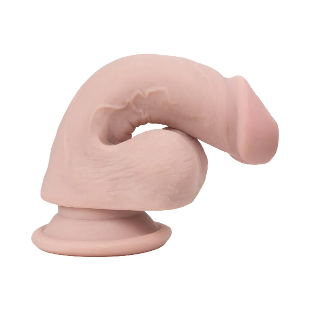 Consolador ultra suave Blendy Camtoyz Beige de 8 pulgadas