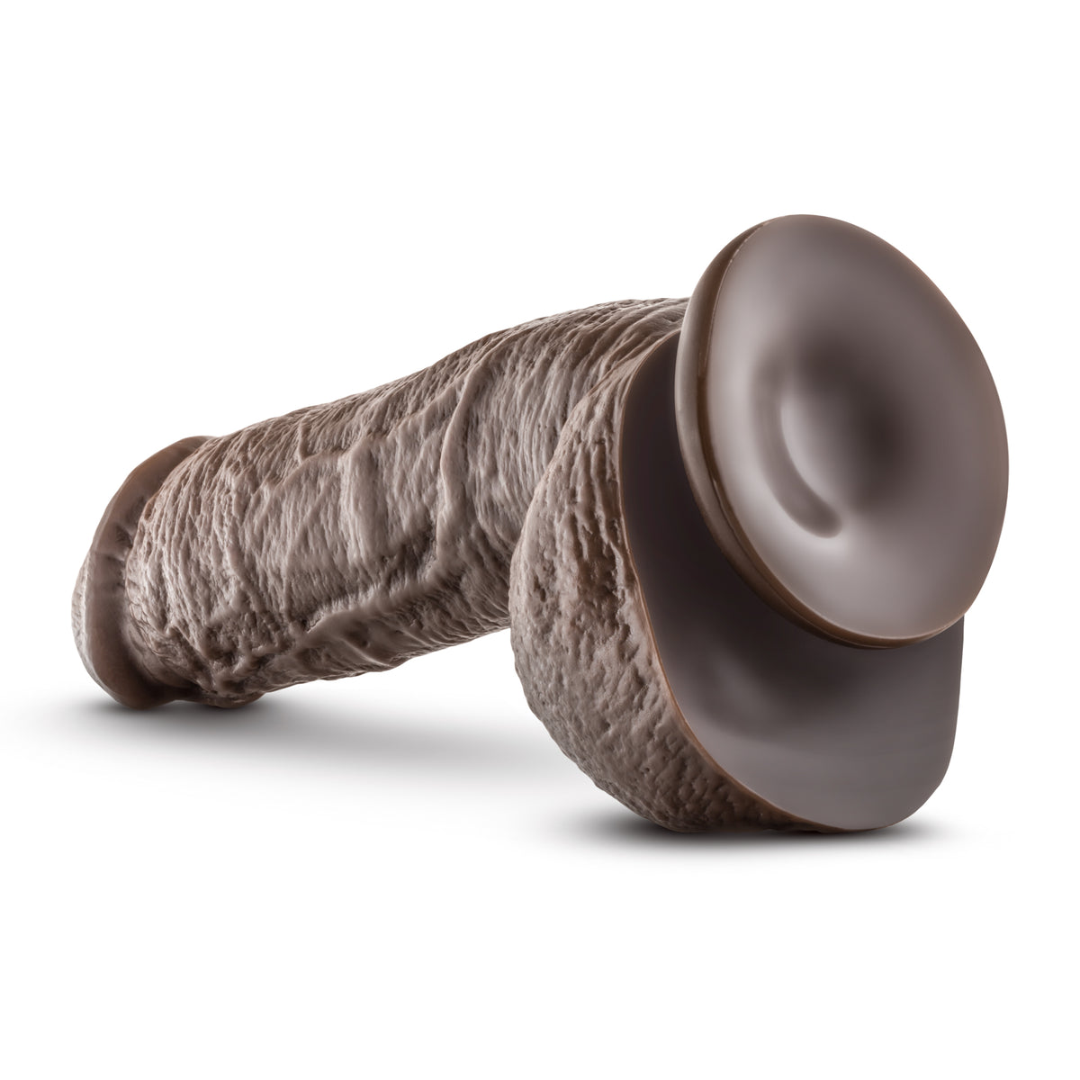 Dildo Dr. Skin - Mr. D - de 8,5 pulgadas con bolas - Negro