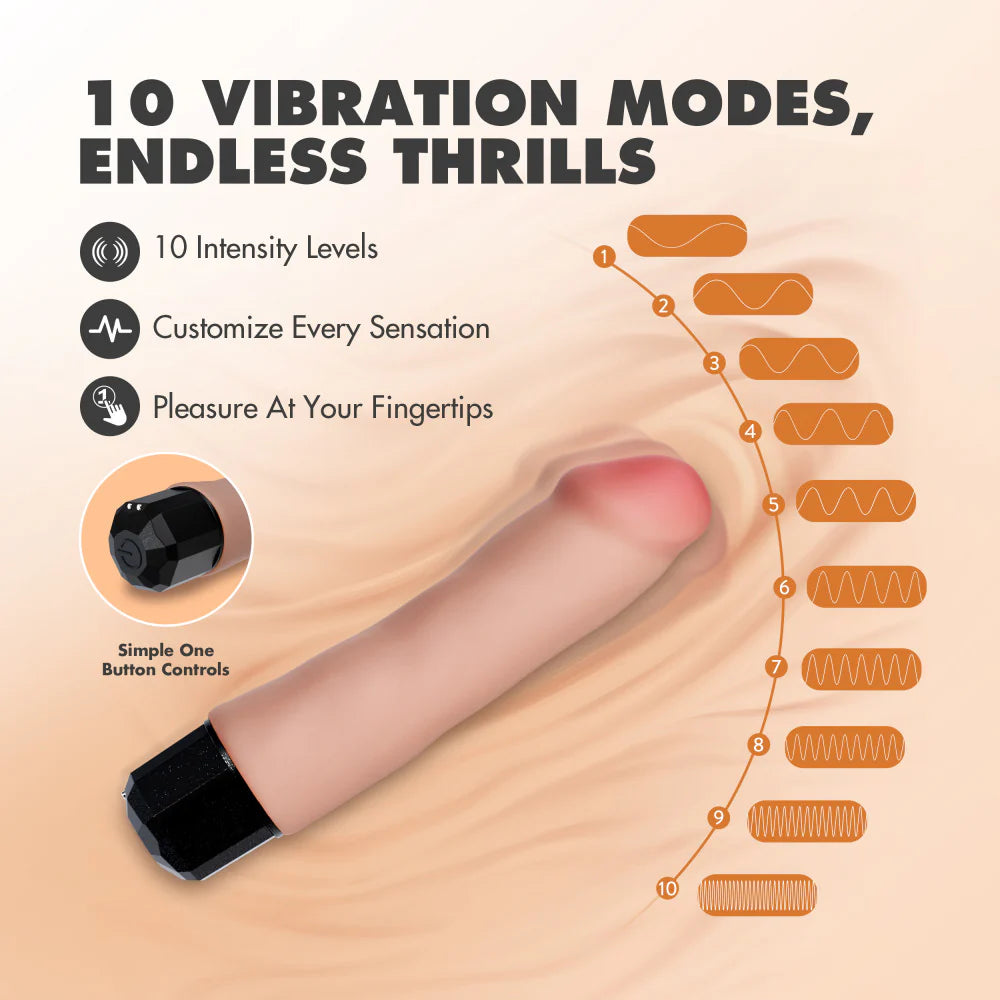 Vibrador Dr. Skin - Dr. Avery - Beige