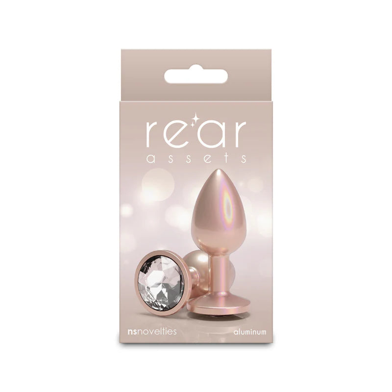 Plug Rear Assets - Iridescent Champagne - Small - Clear