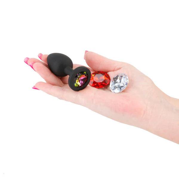 Plug Glams Xchange Round - Small - Black