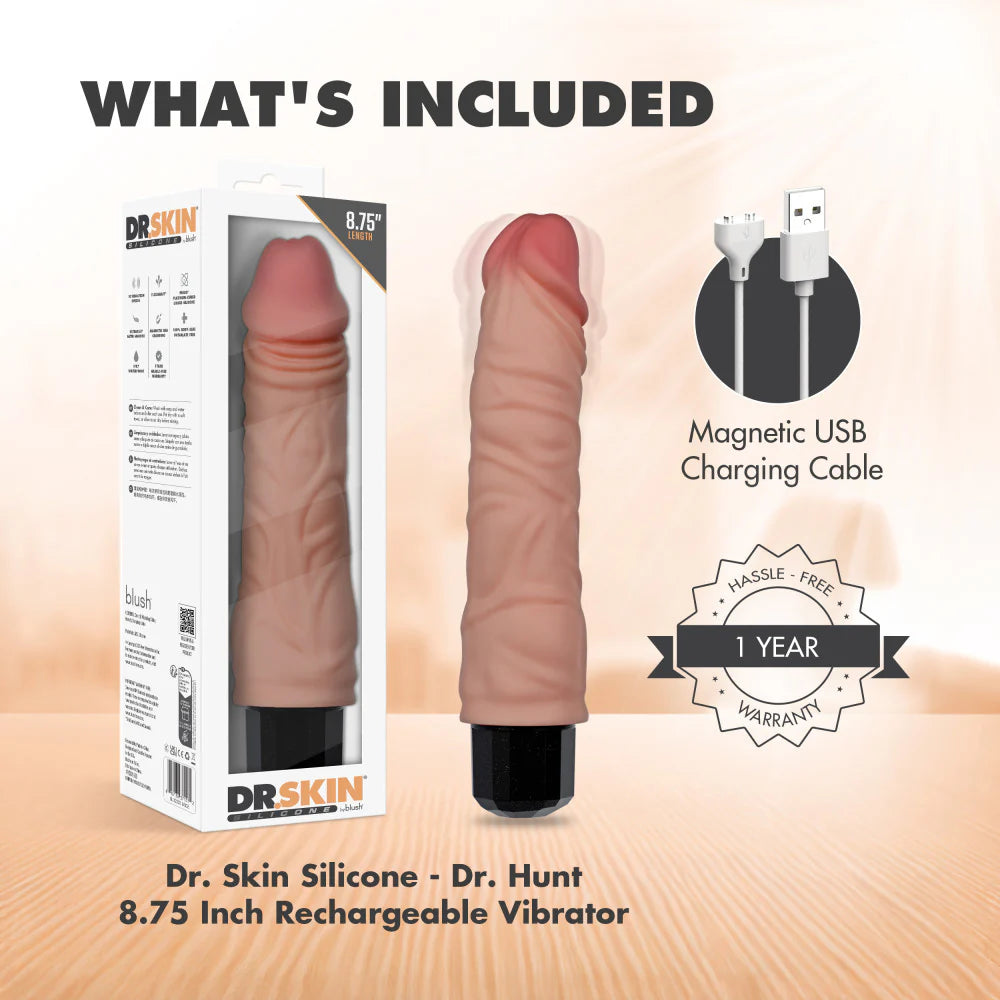 Vibrador Dr. Skin - Dr. Hunt - Beige