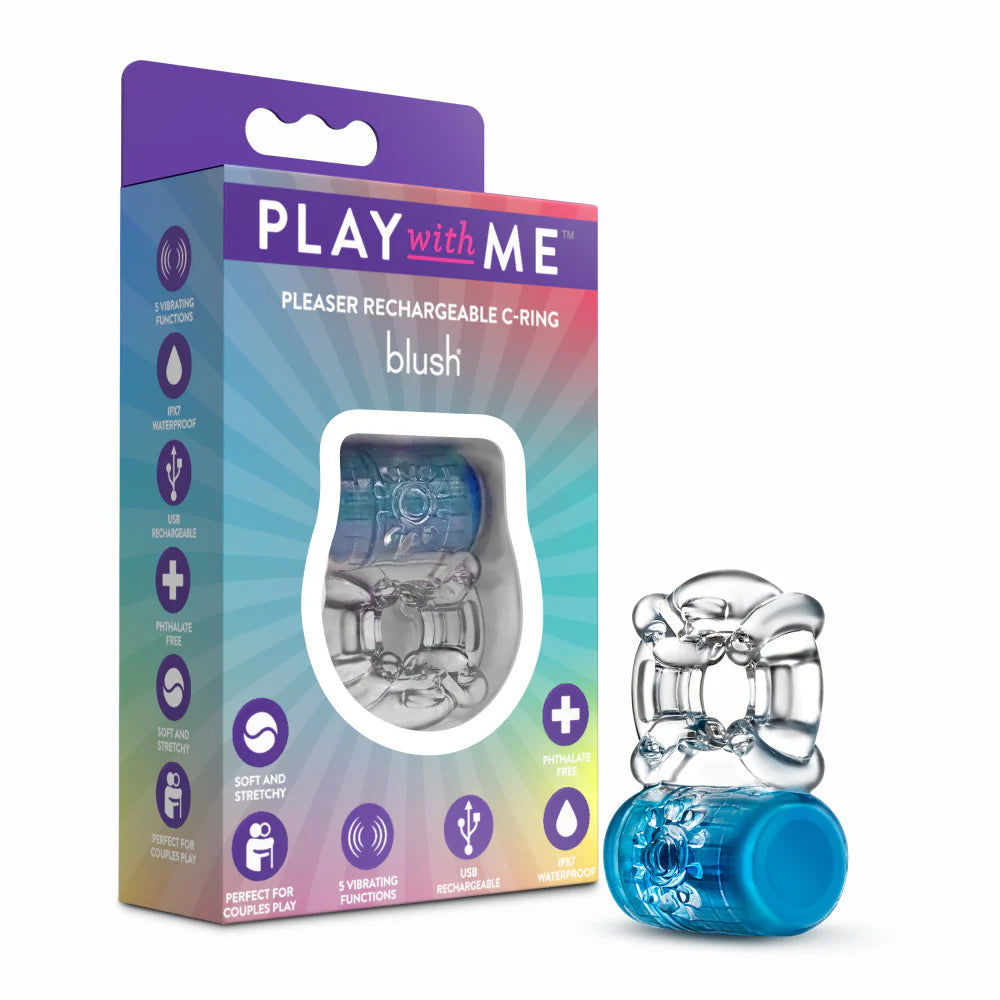 Anillo Play With Me - Rechargeable 5 Function - Blue