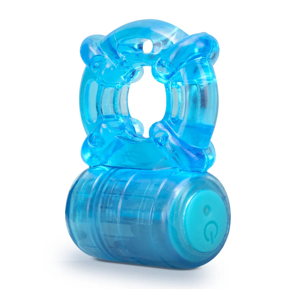 Anillo Stay Hard - Rechargeable 5 Function - Blue